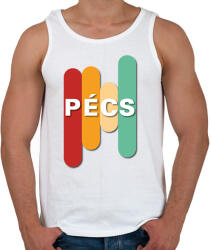 printfashion Pécs - Színes - Férfi atléta - Fehér (7137643)