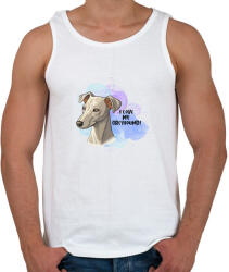 printfashion I love my Greyhound - Férfi atléta - Fehér (14204613)