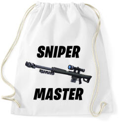 printfashion Sniper Master - Fortnite (Fekete) - Sportzsák, Tornazsák - Fehér (1511494)