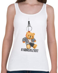 printfashion A kiválasztott maci - Női atléta - Fehér (9474592)