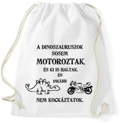 printfashion nem kockáztatok - Sportzsák, Tornazsák - Fehér (2922014)