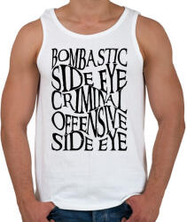 printfashion bombastic side eye, criminal offensive side eye - Férfi atléta - Fehér (16652078)