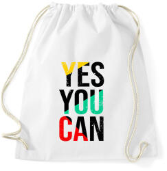 printfashion Yes you can - Sportzsák, Tornazsák - Fehér (6535000)