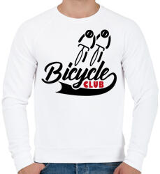 printfashion Bicycle club - Férfi pulóver - Fehér (16399178)