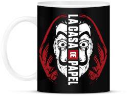 printfashion La casa de papel állarc - Bögre - Fekete (5345085)