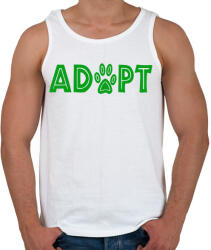 printfashion Adoptálás - Férfi atléta - Fehér (1521739)