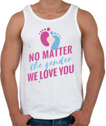 printfashion Szeretünk - nem számít fiú vagy lány - Férfi atléta - Fehér (5625853)