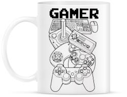 printfashion GAMER - Bögre - Fehér (2068257)