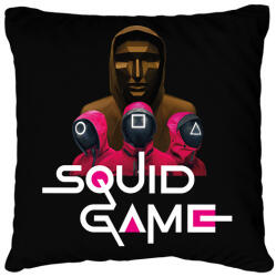 printfashion Squid game - Nyerd meg az életed 06 - Párnahuzat, Díszpárnahuzat - Fekete (5516330)