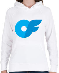 printfashion Only Fans - Női kapucnis pulóver - Fehér (16122049)