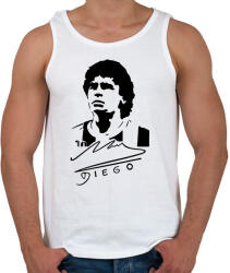 printfashion Diego aláírással - Férfi atléta - Fehér (14563702)