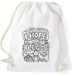 printfashion I hope you step on a lego - Sportzsák, Tornazsák - Fehér (16468082)