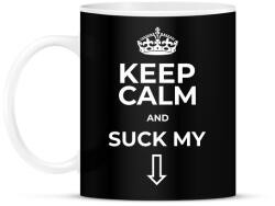 printfashion SUCK MY DCK - Bögre - Fekete (11458939)