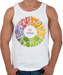 printfashion Be vega - Férfi atléta - Fehér (6599501)