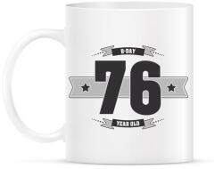 printfashion b-day-76-dark-lightgrey - Bögre - Fehér (790583)