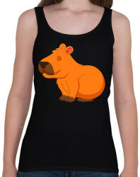 printfashion Capybara - Női atléta - Fekete (13842163)