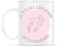 printfashion A világ legjobb műkörmöse - Bögre - Fehér (6558114)