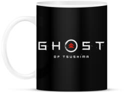 printfashion Ghost of Tsushima logo - Bögre - Fekete (2745597)