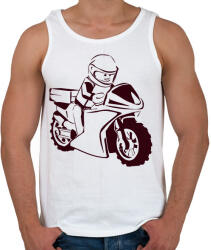 printfashion lego - Férfi atléta - Fehér (2911613)