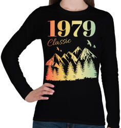 printfashion 1979 - Női hosszú ujjú póló - Fekete (12718002)