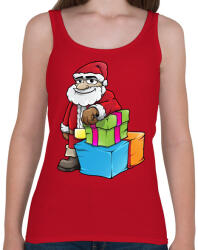 printfashion Santa - Női atléta - Cseresznyepiros (856062)