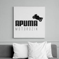 printfashion APUMA motorozik - Vászonkép - Fehér (16224128)