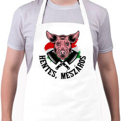 printfashion Hentes, mészáros - Kötény - Fehér (5299804)