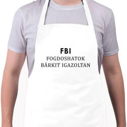 printfashion FBI - Kötény - Fehér (5195097)