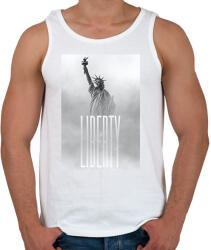 printfashion Liberty - Férfi atléta - Fehér (2951390)