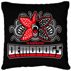 printfashion Hawkins Demodogs - Párnahuzat, Díszpárnahuzat - Fekete (7692237)