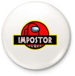 printfashion Impostor - Among us - Kitűző, hűtőmágnes - Fehér (3922160)