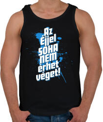 printfashion Az éjjel soha nem érhet véget! - Férfi atléta - Fekete (16608627)