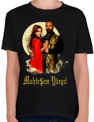 printfashion Szulejmán - Gyerek póló - Fekete (5124990)