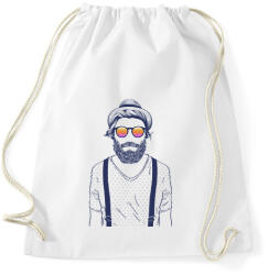 printfashion Hipster - Sportzsák, Tornazsák - Fehér (1247254)