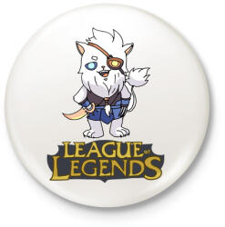 printfashion LOL Rengar - Kitűző, hűtőmágnes - Fehér (3081739)