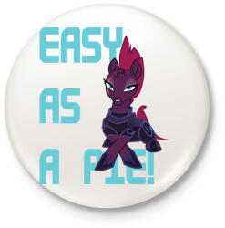 printfashion Shadow Tempest Menő Póni Ruci - Kitűző, hűtőmágnes - Fehér (3077096)