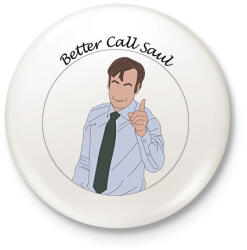 printfashion Better Call Saul - minta - Kitűző, hűtőmágnes - Fehér (6575491)