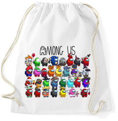 printfashion Among US Caracters - Sportzsák, Tornazsák - Fehér (4657769)