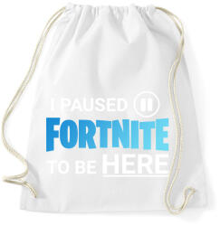printfashion Fortnite - Sportzsák, Tornazsák - Fehér (15042997)