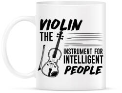 printfashion Intelligens emberek hangszere - Hegedű - Bögre - Fehér (7642228)