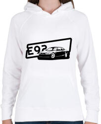 printfashion Bmw E92 - Női kapucnis pulóver - Fehér (1753200)