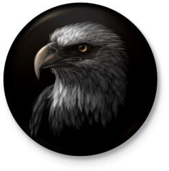 printfashion Sas portré - Kitűző, hűtőmágnes - Fekete (4990251)