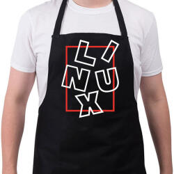 printfashion Linux box - Kötény - Fekete (4936508)