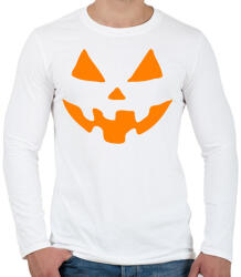 printfashion Tökfej - Férfi hosszú ujjú póló - Fehér (1862745)