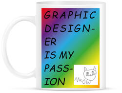 printfashion My passion - Bögre - Fehér (12693488)