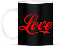 printfashion Love - Bögre - Fekete (1075307)