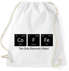 printfashion DoFFe - The Only Elements I Need - Sportzsák, Tornazsák - Fehér (11475455)
