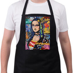 printfashion Absztrakt Mona - Kötény - Fekete (4935809)