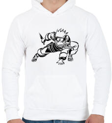 printfashion Naruto - Férfi kapucnis pulóver - Fehér (1716459)