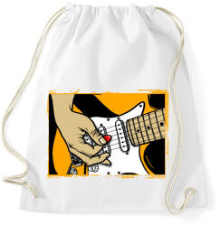 printfashion Gitáros - Sportzsák, Tornazsák - Fehér (4969907)